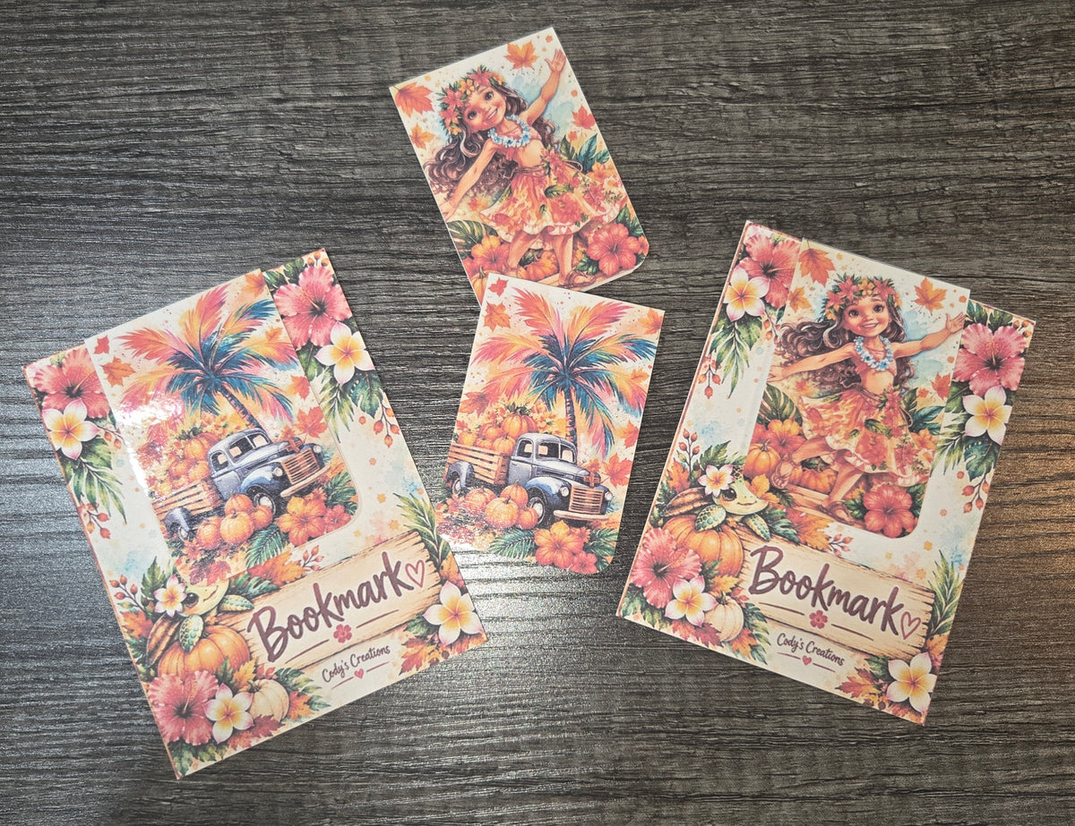 Seasonal Magnetic Bookmarks