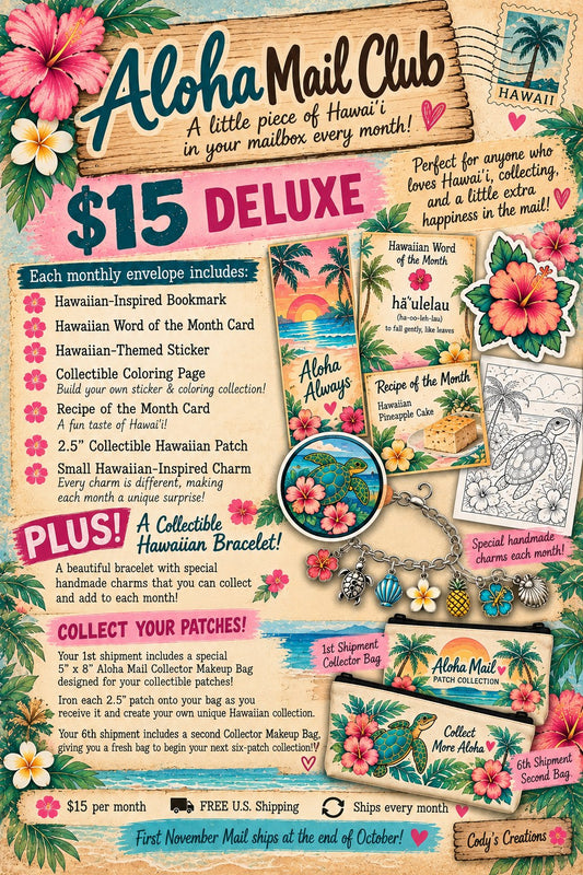🌺 Aloha Mail Club – $15 Deluxe