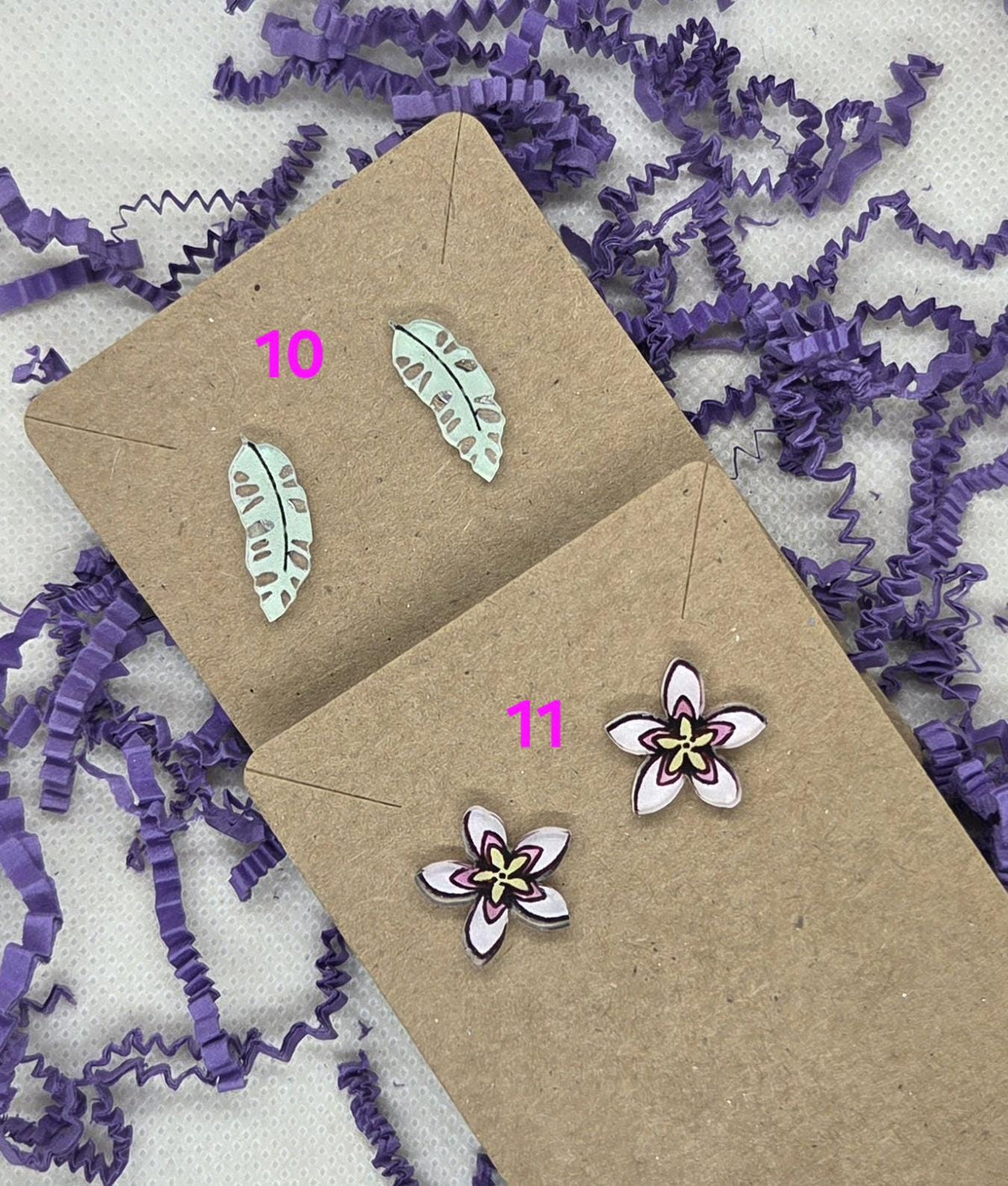 Tropical vibes stud earrings